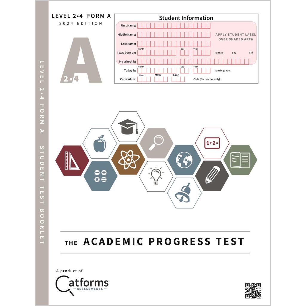 Academic Progress Test, Level 2•4, Form A with scoring